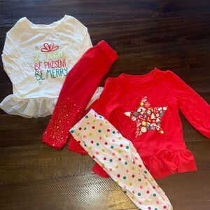 Girls 12 month Christmas outfits